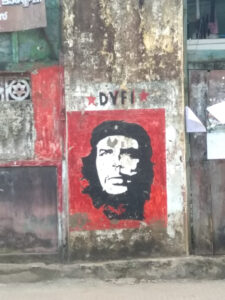 Das kommunistische Wahlergebnis ist allerorten sichtbar in Ernakulam/Kochi, Kerala. / The communist election result is visible everywhere in Ernakulam/Kochi, Kerala.