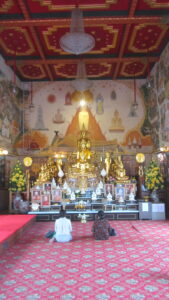 Tempel in Bangkok. / Temple in Bangkok.