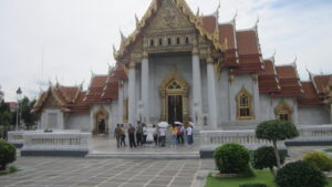 Der „Marble Temple“ in Bangkok. / The ‘Marble Temple’ in Bangkok.