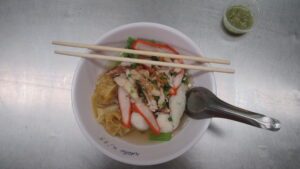 Streetfood in Bangkok. / Street food in Bangkok.
